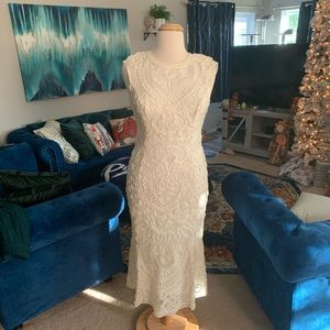 Ivory Lace Mermaid Dress